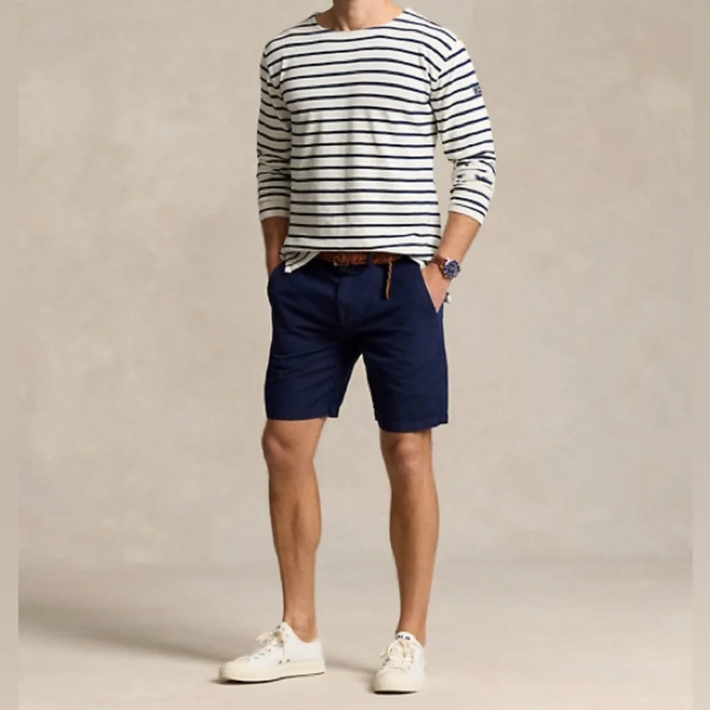 Polo Ralph Lauren Men’s Navi Chino 8” Fit Plus Size Shorts Size 54 B NWT